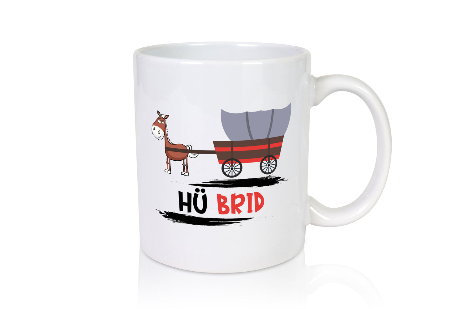 Hü Brid | Auto Autoliebhaber Pferdewagen lustiger Spruch Geschenk Humor