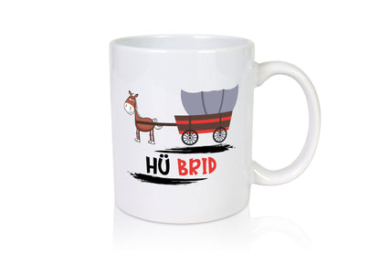Hü Brid | Auto Autoliebhaber Pferdewagen lustiger Spruch Geschenk Humor