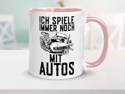 Spiele noch mit Autos | Werkstatt Werkzeug Mechaniker lustiger Spruch Geschenk
