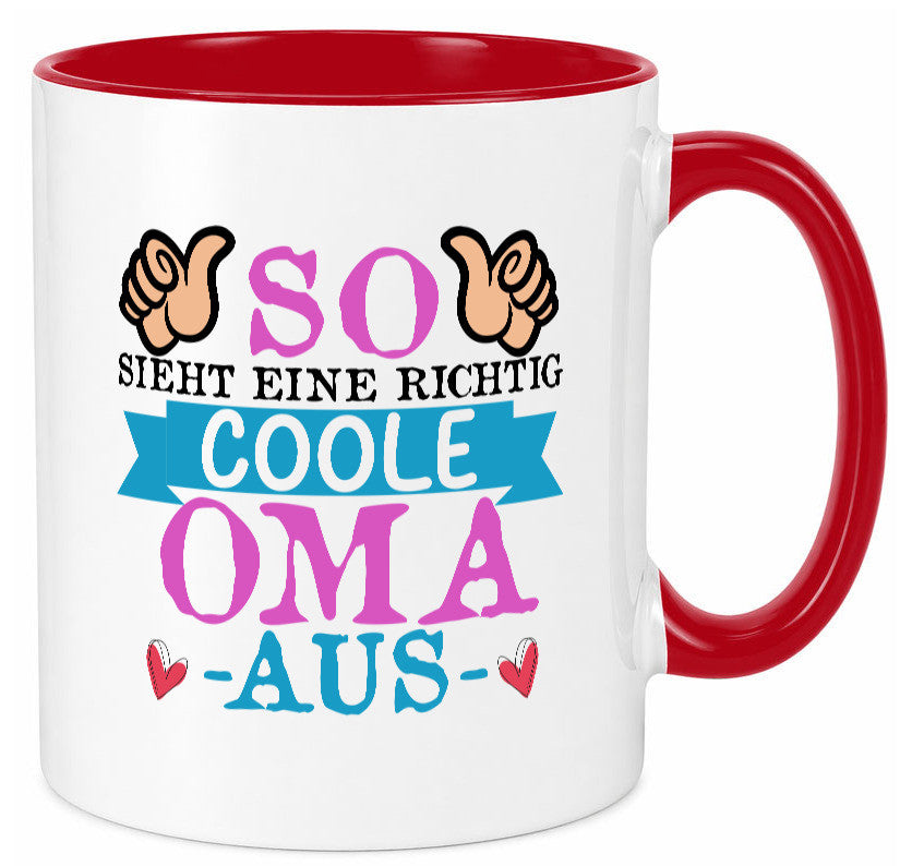 So sieht eine richtig Coole Oma aus | Großmutter Humor Familie Geschenkidee