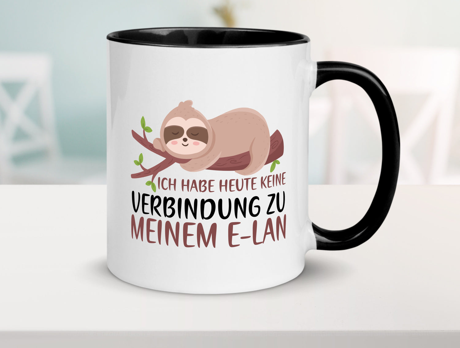 Verbindung zum Elan | WLAN Faultier Faulpelz Laufband Humor Tierliebhaber