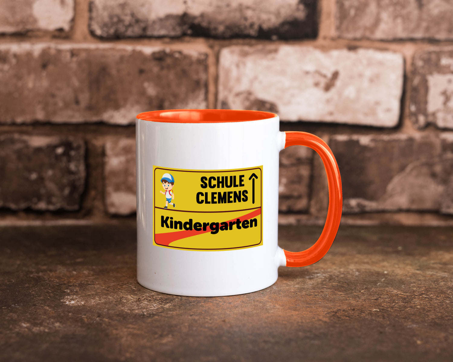Bye Kindergarten | Schule Clemens Geschenkidee Humor Tasse
