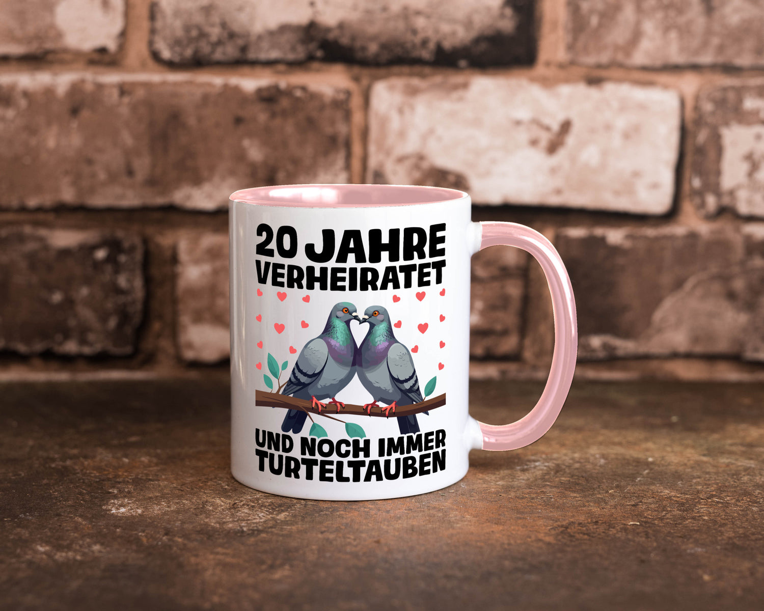 20 Jahre verheiratet | Turteltauben Ehe Ehepaar lustig Humor Geschenkidee