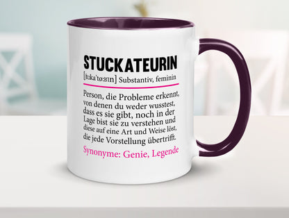 Stuckateurin | Innenausbau Beruf Humor Spruch Arbeit Kollegen Büro Geschenkidee