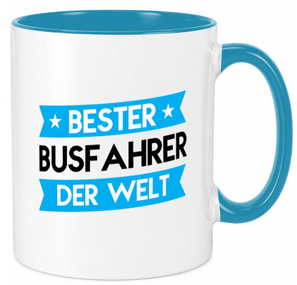 Bester Busfahrer | Berufsfahrer Fahrer v2 Geschenkidee Arbeit Kollegen Büro
