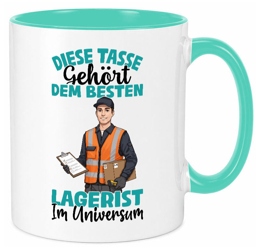 Im Universum: Lagerist | Lageristen Lager Arbeiter lustig Arbeit Kollegen Büro Tasse