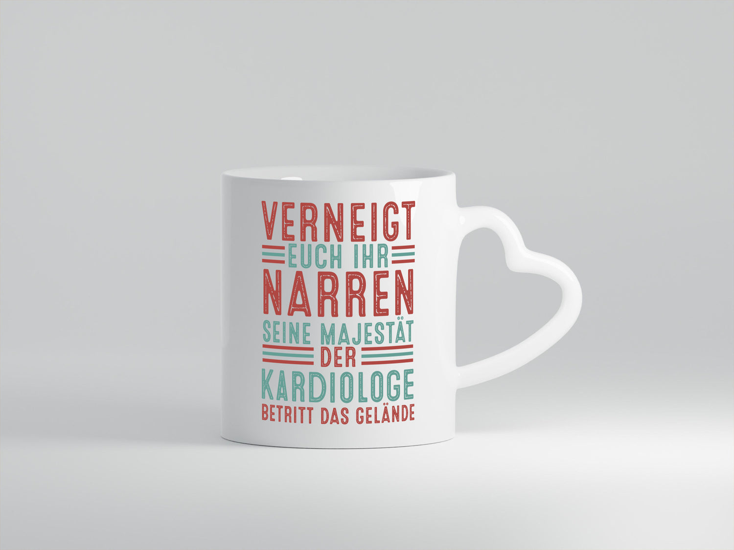 Verneigt euch: Kardiologe | Kardiologie Humor Geschenkidee Tasse
