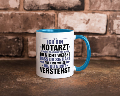 Löse Probleme: Notarzt | Arzt v2 Geschenkidee Humor Tasse