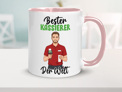 Bester Kassierer v2 Geschenkidee Humor Tasse