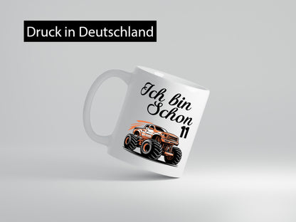 11. Geburtstag | Monster truck 11 Jahre lustiger Spruch Geschenk Geschenkidee