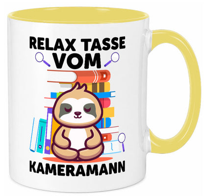 Relax Tasse: Kameramann | Kamera Humor Geschenkidee Tasse