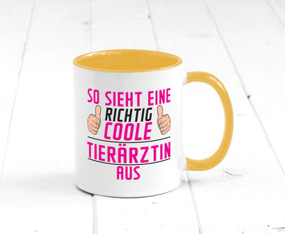 Richtig Coole Tierärztin | Mediziner Tiermedizin lustig Tierliebhaber Humor