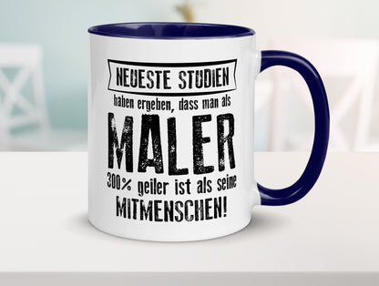 Neuste Studien: Maler | Malerei lustig Humor Geschenkidee Geschenk Tasse