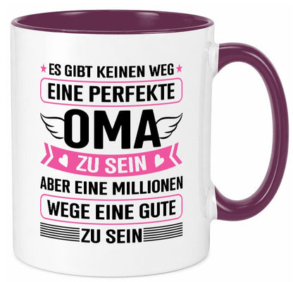 Ich bin eine gute Oma | Großmutter Beste der Welt lustiger Spruch Geschenk Tasse