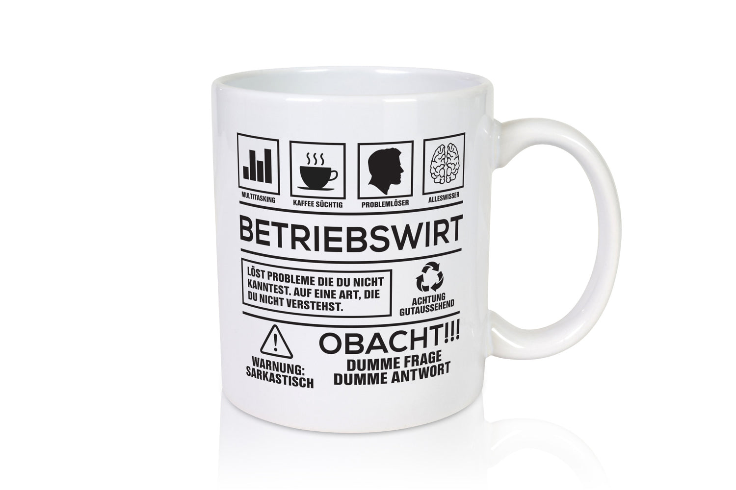 Achtung Probleme Betriebswirt | Betriebswirtschaft lustig Humor Geschenkidee