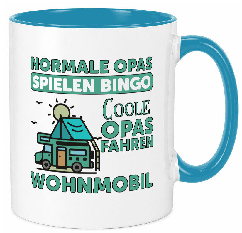 Opas spielen Bingo, coole fahren Wohnmobil | Vögel Geschenk Familie