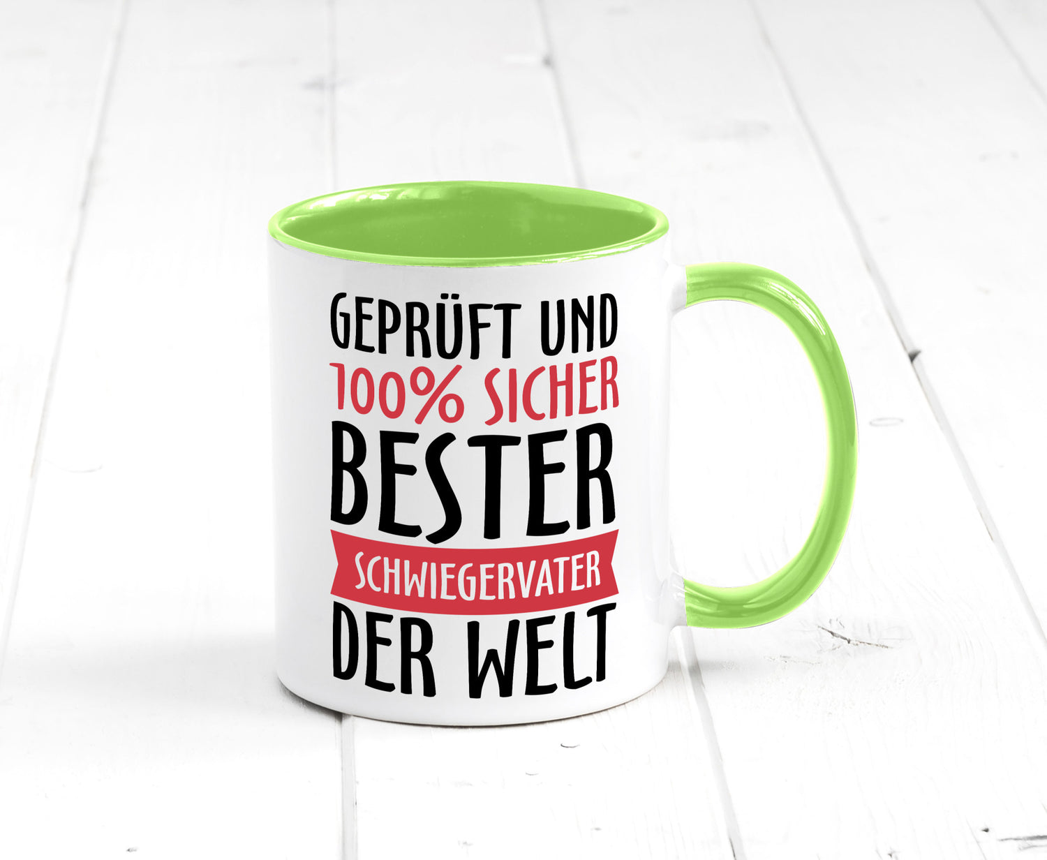Bester Schwiegervater Geschenk Familie Geschenkidee lustiger Spruch Tasse