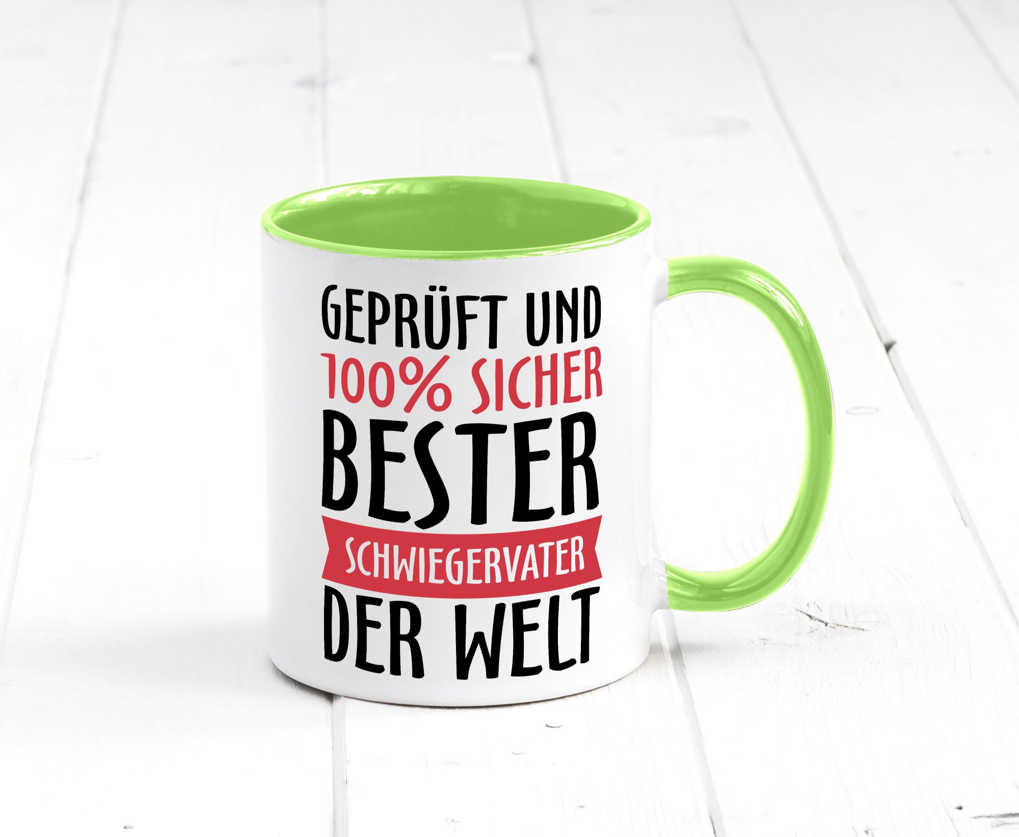 Bester Schwiegervater Geschenk Familie Geschenkidee lustiger Spruch Tasse