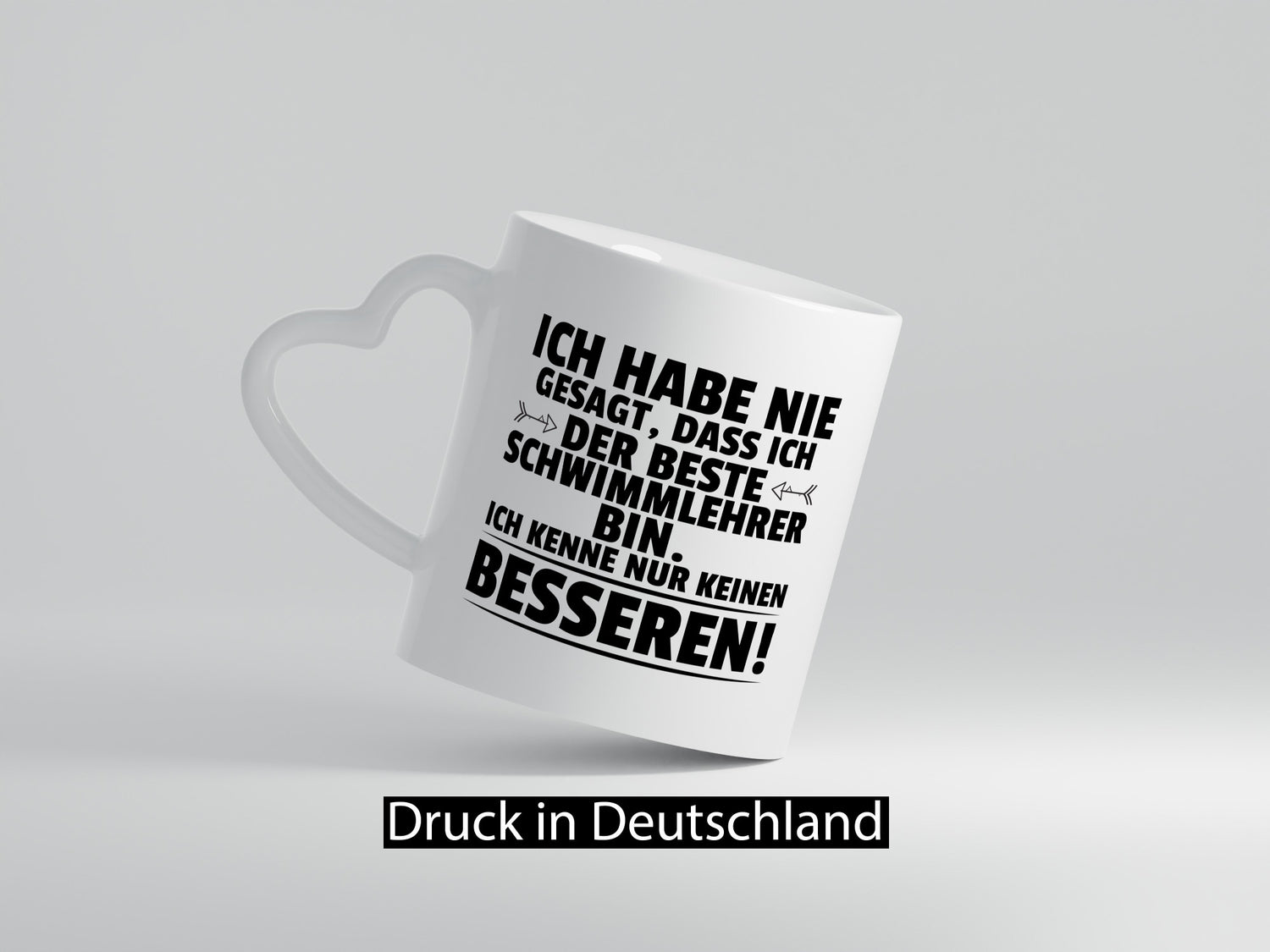 Der Beste Schwimmlehrer | Lehrer Schüler schwimmen Humor Geschenkidee Tasse