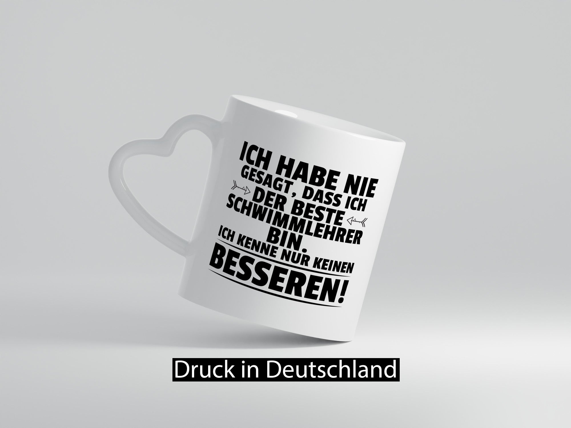 Der Beste Schwimmlehrer | Lehrer Schüler schwimmen Humor Geschenkidee Tasse