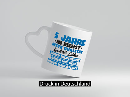 5 Jahre im Dienst | Jubiläum Arbeit v7 Geschenk Kollegen Büro lustiger Spruch