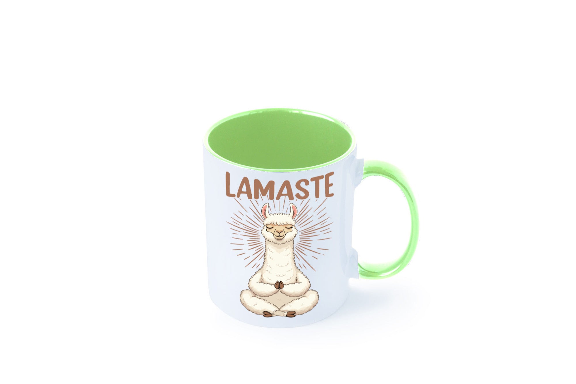 Lamaste | Lama Namaste lustiger Spruch Geschenk Humor Geschenkidee Tasse