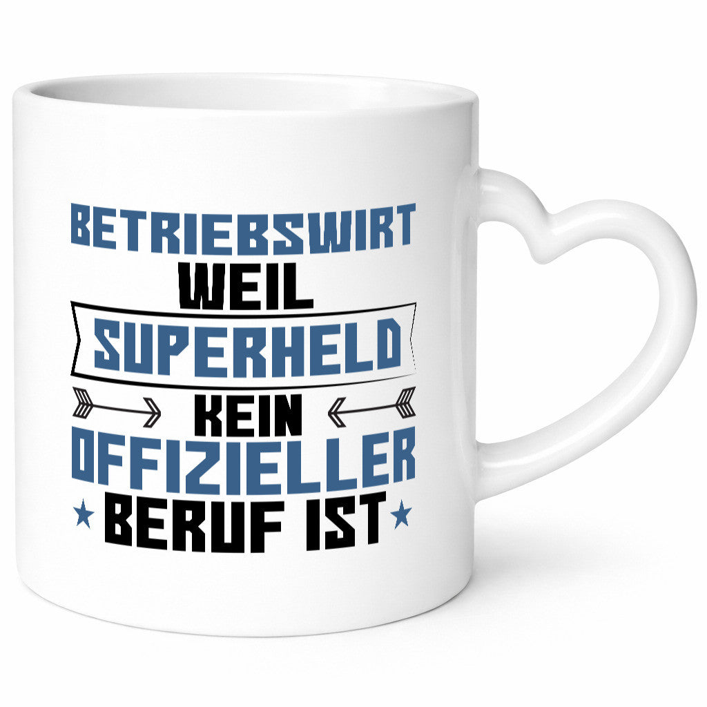 Superheld Betriebswirt | Betriebswirtschaft Geschenkidee Humor Tasse