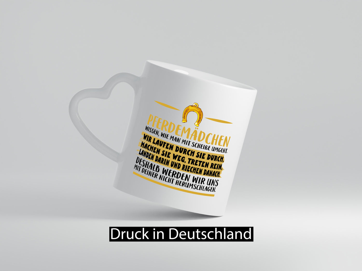 Pferdemädchen | Reiterin Tasse Pferdebesitzerin Geschenk Humor Geschenkidee
