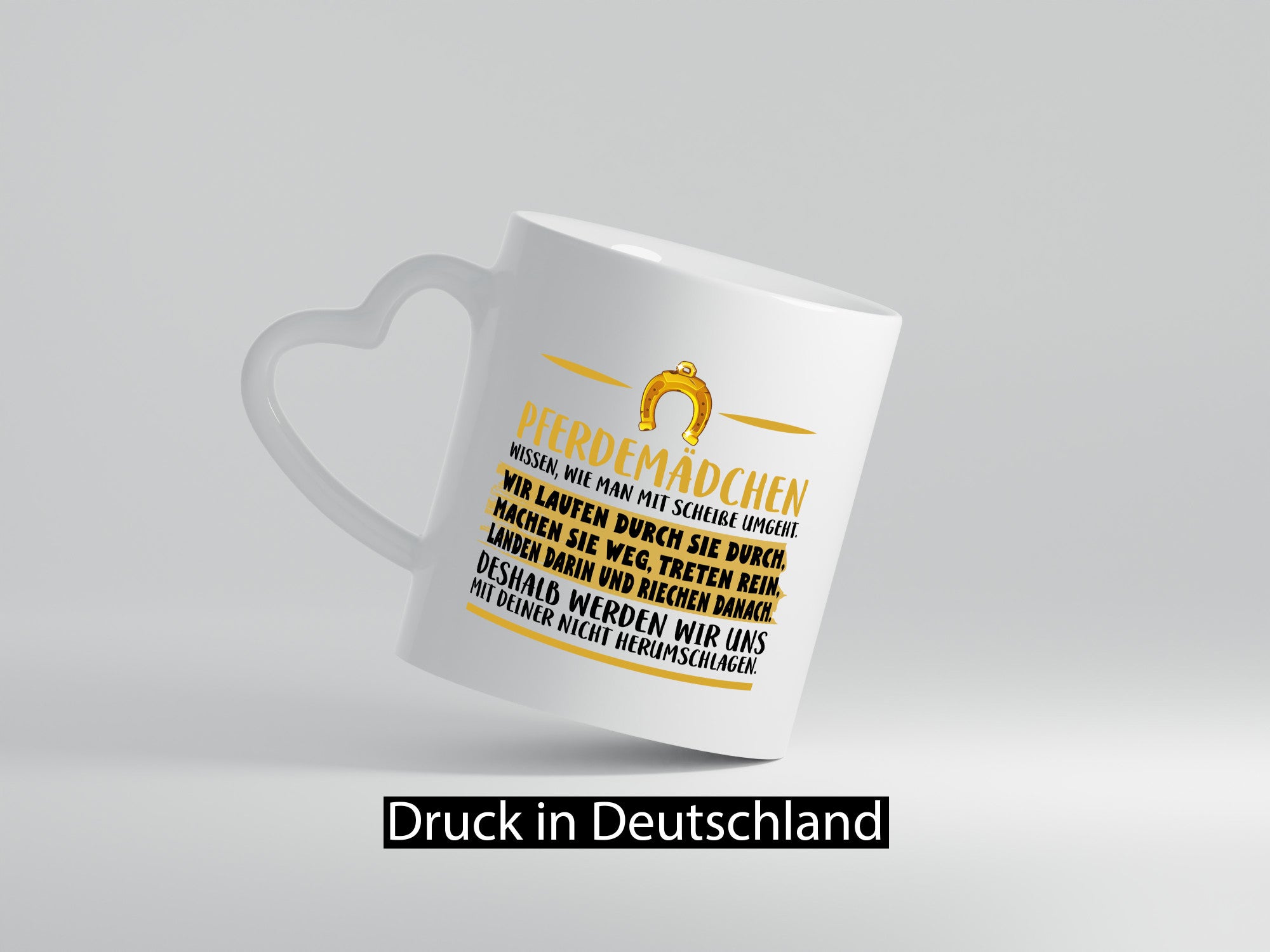 Pferdemädchen | Reiterin Tasse Pferdebesitzerin Geschenk Humor Geschenkidee