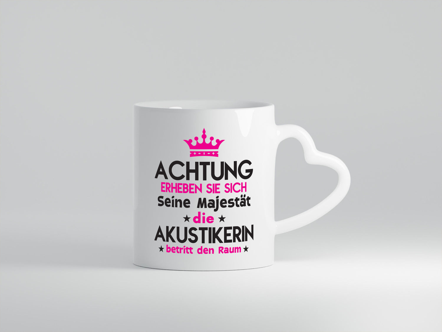 Seine Majestät Akustikerin | Akustik Hörgeräteakustik lustig Humor Geschenkidee