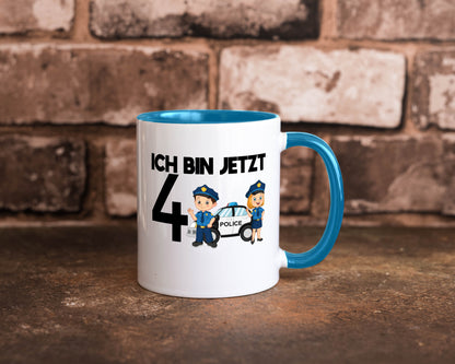 Ich bin jetzt 4 | Polizei 4. Geburtstag Jähriger Geschenk Geschenkidee lustiger