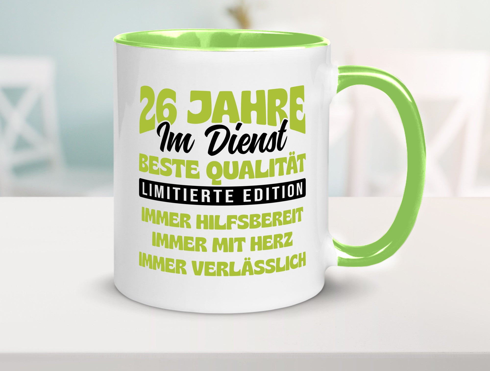 26 Jahre im Dienst | Jubiläum Arbeit v4 Geschenk Kollegen Büro lustiger Spruch