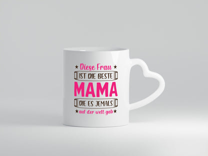 Beste Mama | Auszeichnung Sterne Humor Familie Geschenkidee Tasse