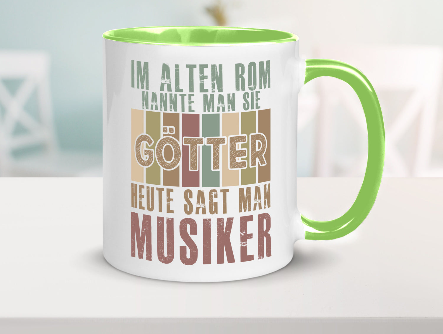 Heute sagt man: Musiker | Musik Musikant Humor Geschenkidee Tasse