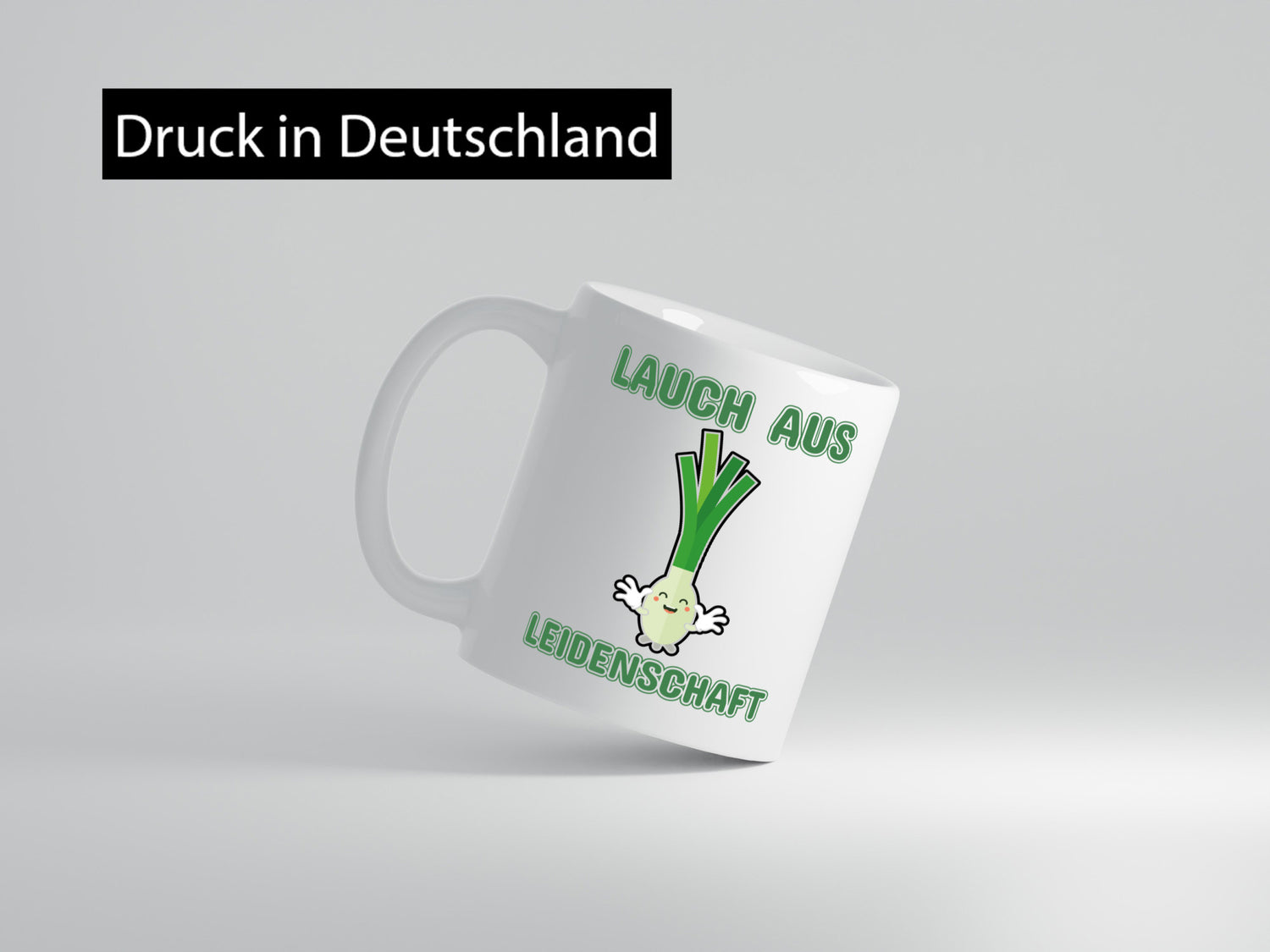 Ich bin ein Lauch lustig Humor Geschenkidee Geschenk Tasse