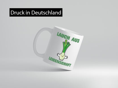Ich bin ein Lauch lustig Humor Geschenkidee Geschenk Tasse