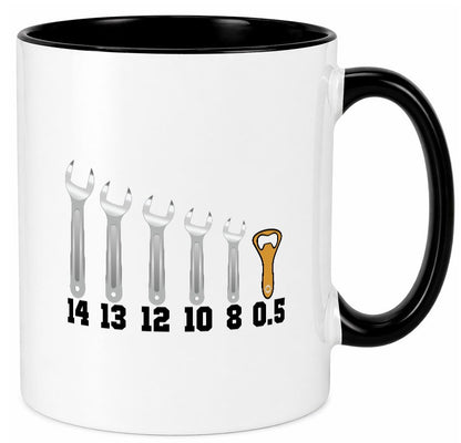 Bierliebhaber | Biertrinker Werkzeug Bieröffner Geschenkidee Humor Tasse