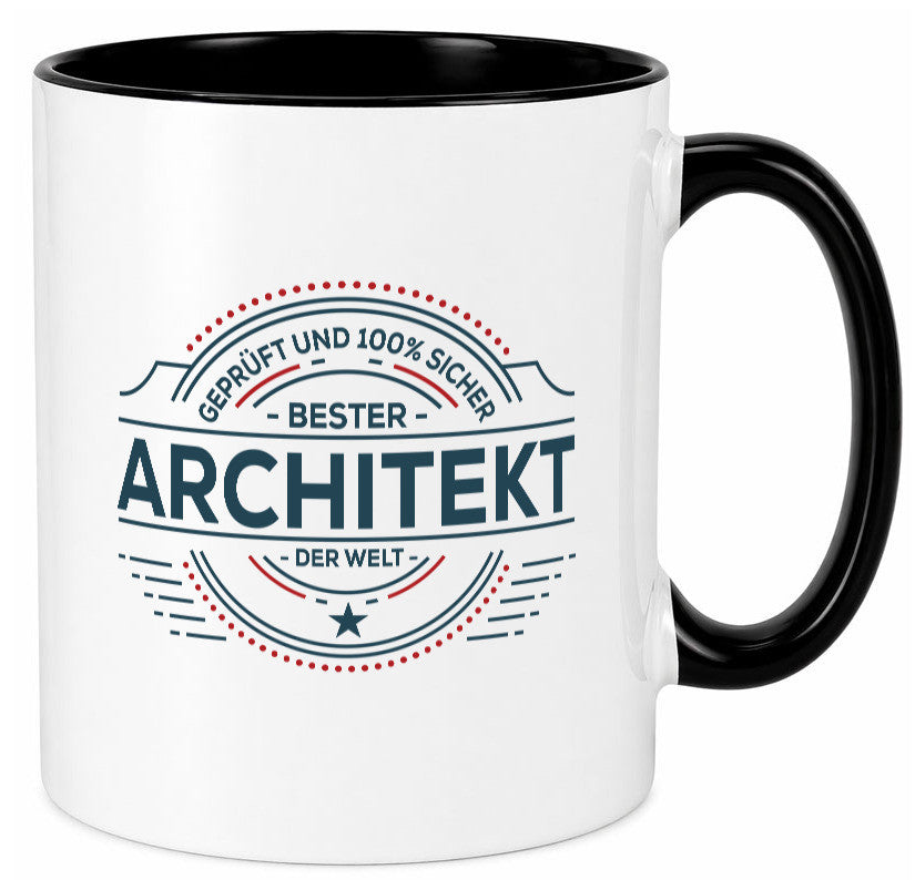 Geprüft und sicher: Architekt | Architektur Büro lustiger Spruch Geschenk