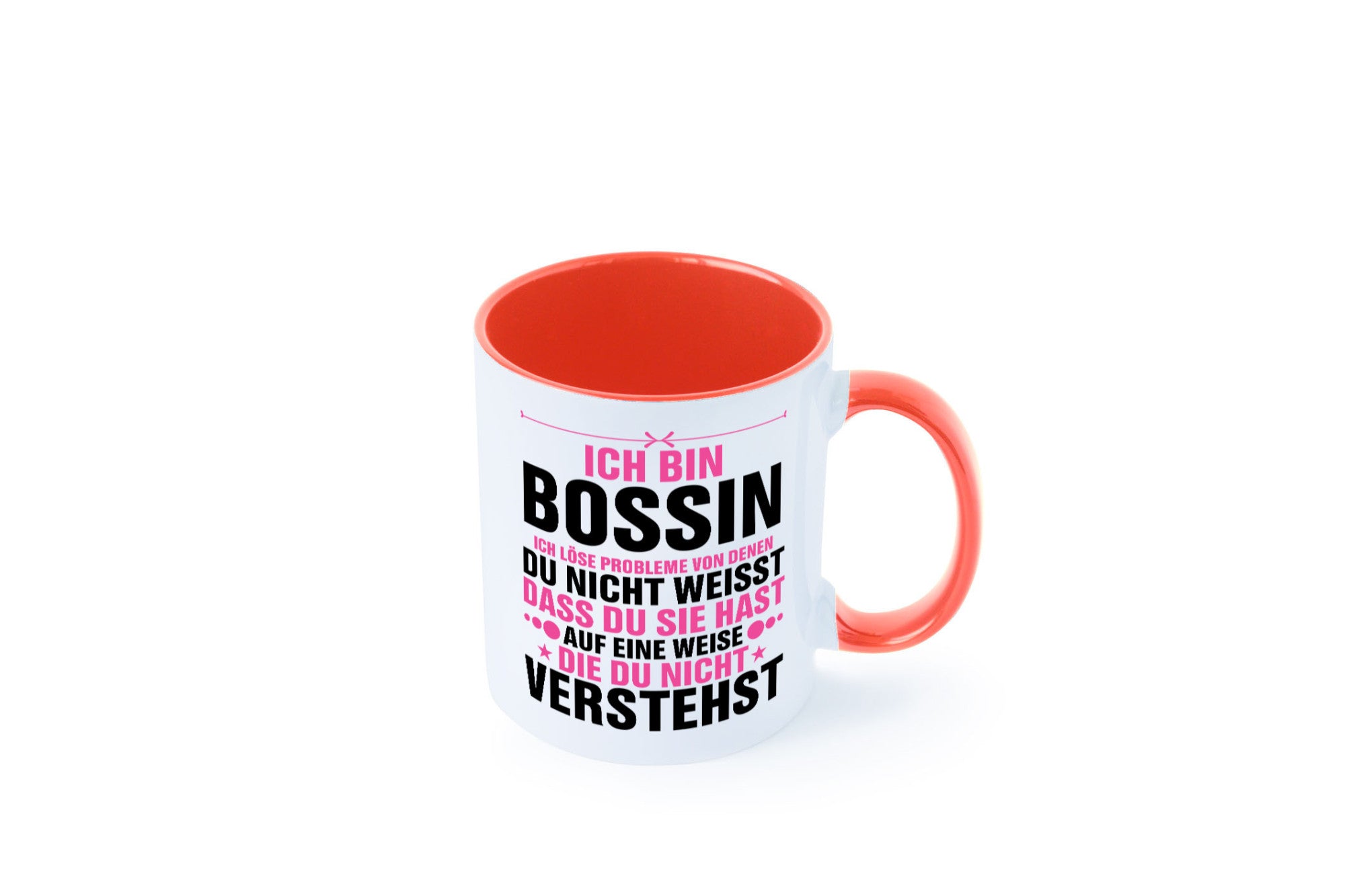Löse Probleme: Bossin | Führungskraft Vorgesetzte lustig Humor Geschenkidee