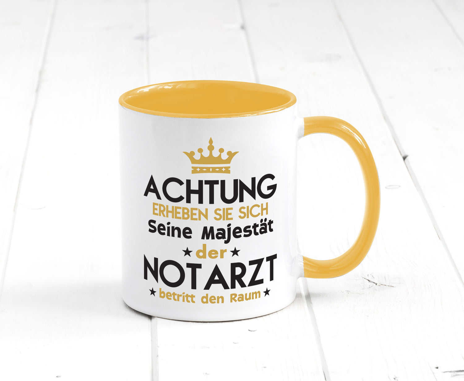 Seine Majestät Notarzt | Arzt Geschenkidee Humor Tasse