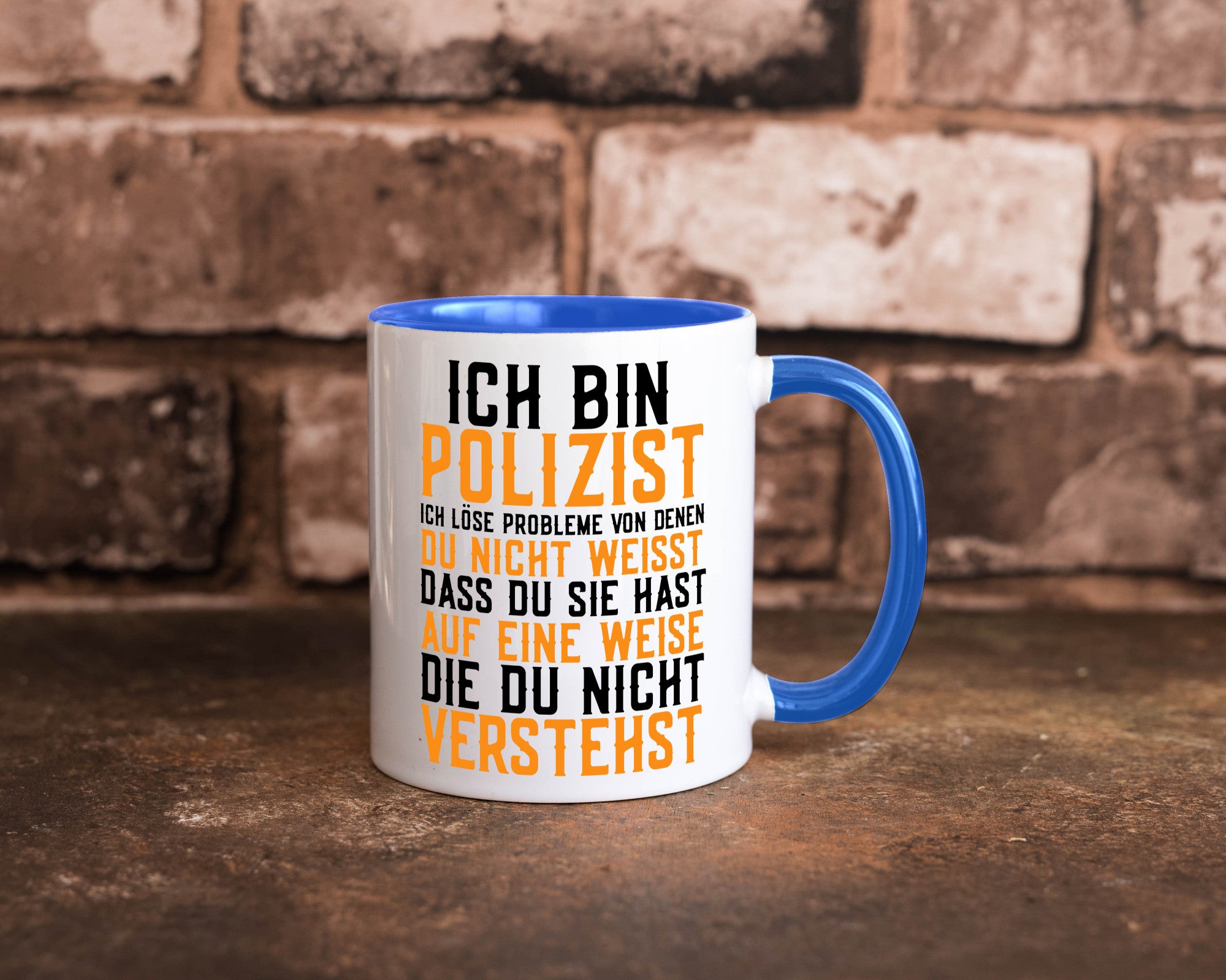 Ich bin Polizist | Polizei Beruf Job lustiger Spruch Geschenk Arbeit Kollegen