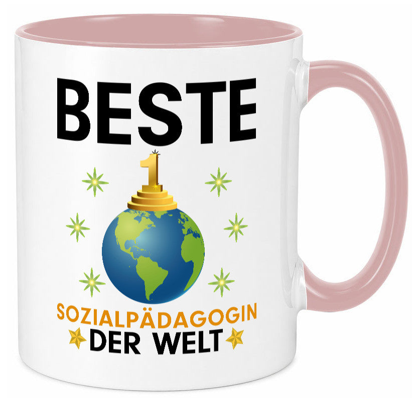Welt Beste Sozialpädagogin | Humor Pädagogin Geschenkidee Tasse