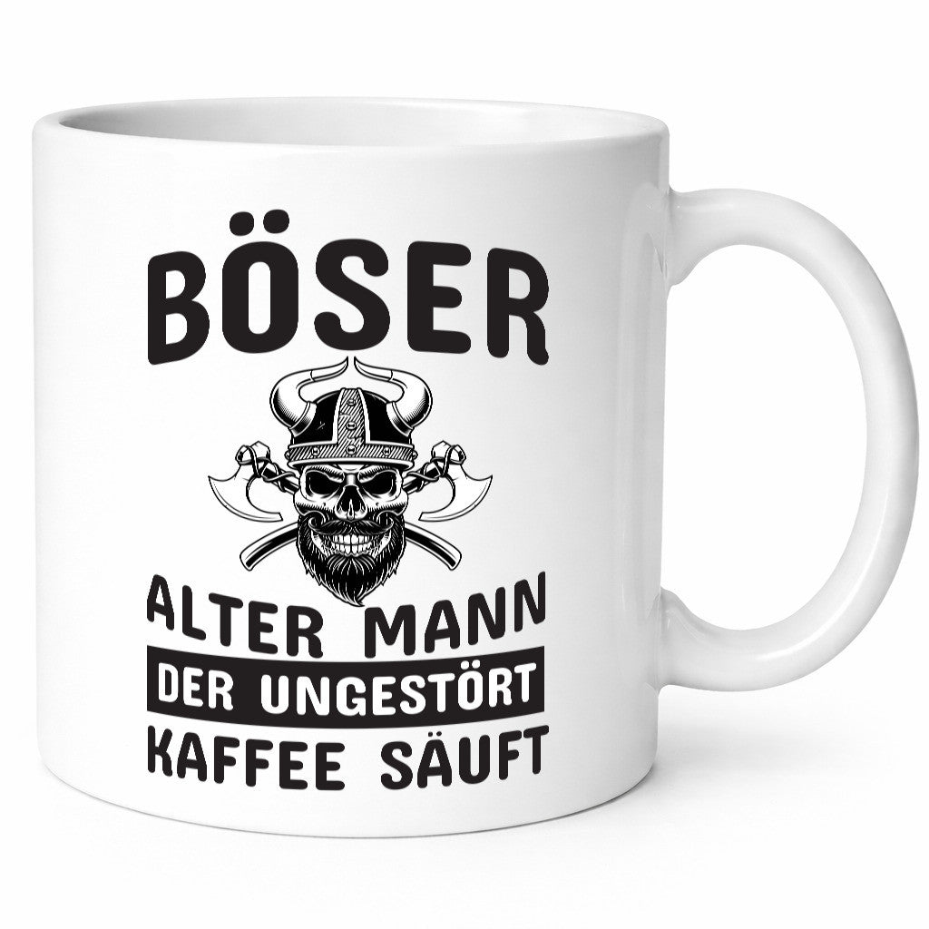 Böser alter Mann | Männer Humor Kaffeetrinker Spruch Geschenkidee Tasse