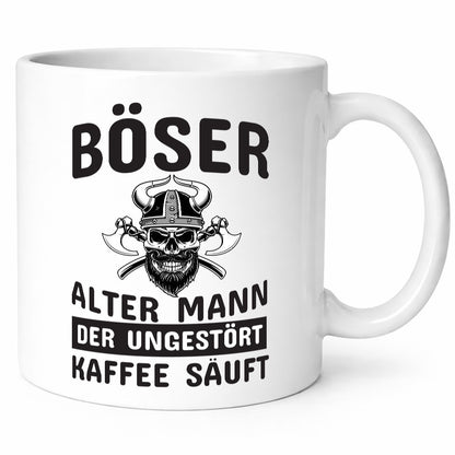 Böser alter Mann | Männer Humor Kaffeetrinker Spruch Geschenkidee Tasse