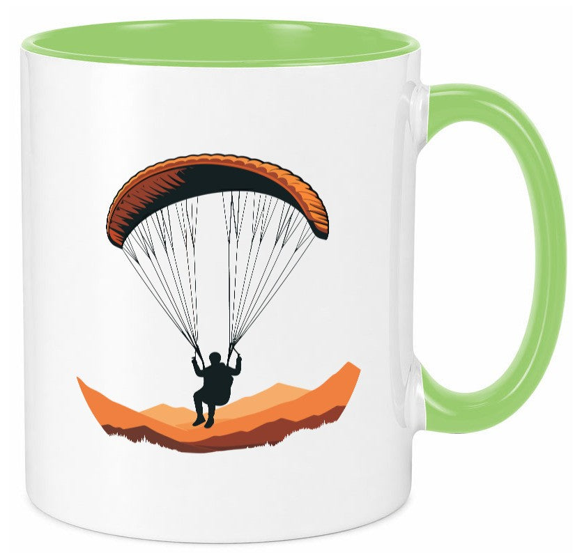 Gleitschirm | Motiv Paragleiter Gleitschirmfliegen vl3 Humor Geschenkidee Tasse