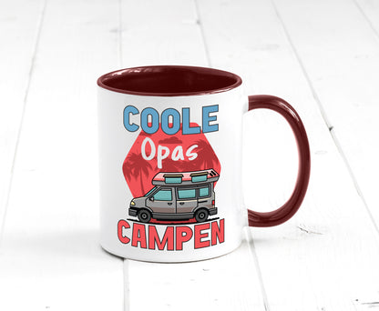 Coole Opas campen | Campingwagen Palmen Geschenk Familie Geschenkidee lustiger