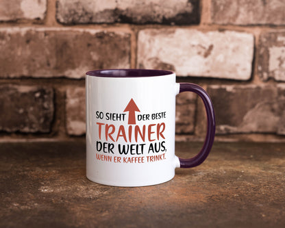 So sieht Bester Trainer der Welt aus | Kaffee Humor Geschenkidee Tasse