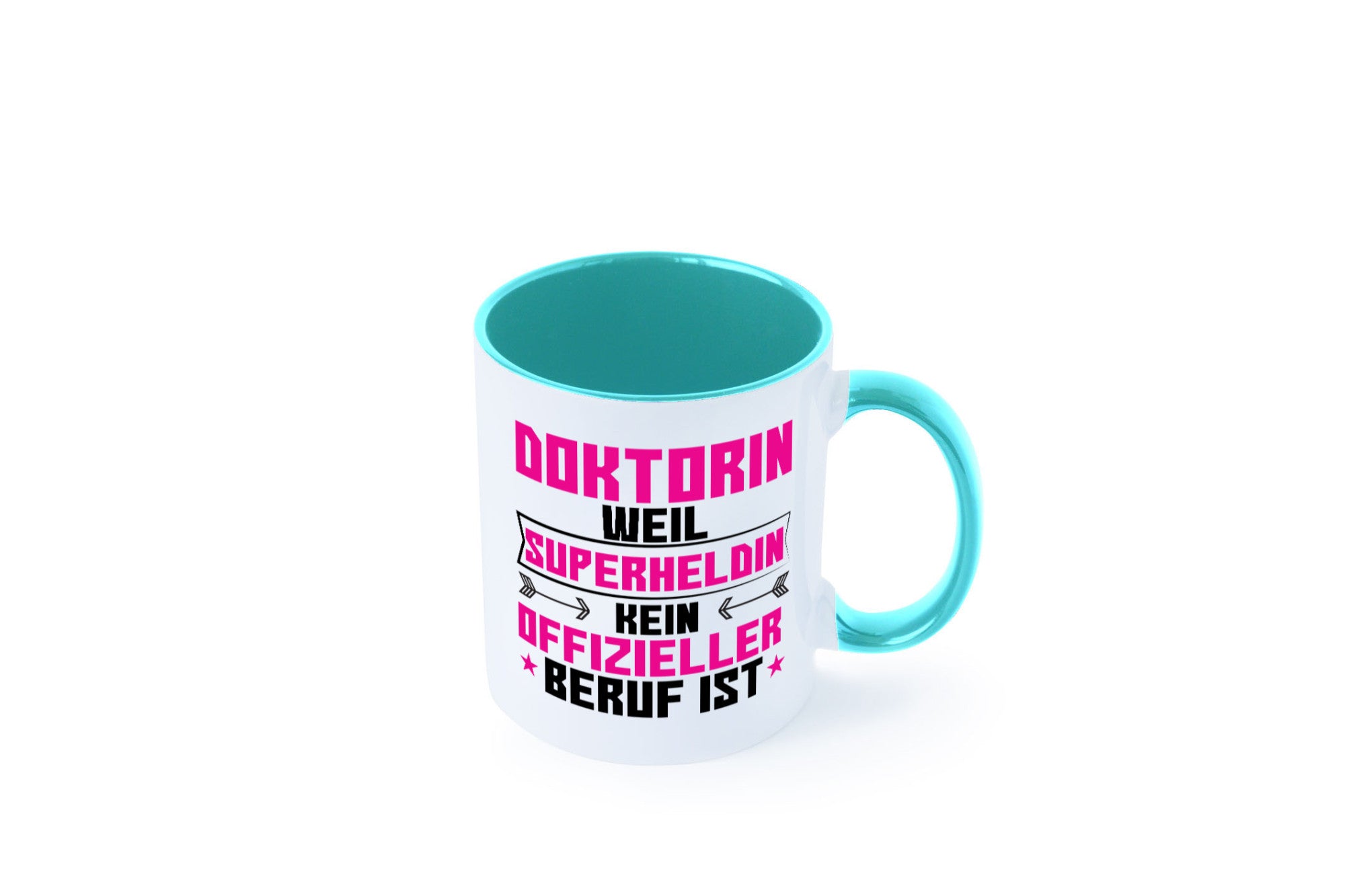 Superheldin Doktorin | Doktorand Doktortitel Geschenkidee Humor Tasse