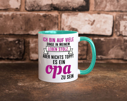 Opa Tasse | Stolzer Großvater Vatertag Enkelkinder Geschenk Familie