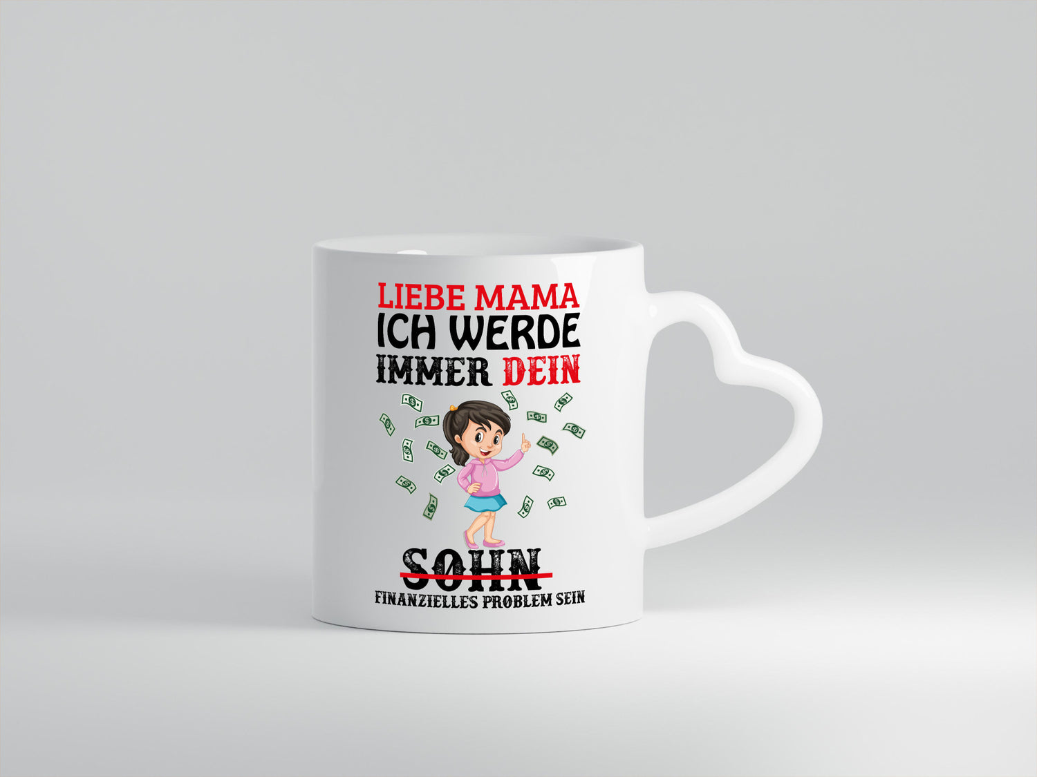 Finanzieller Sohn Geschenk Familie Geschenkidee lustiger Spruch Tasse